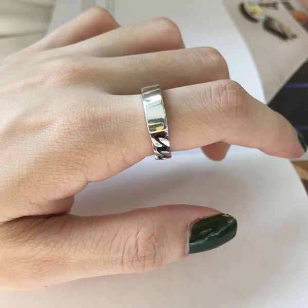 cluster rings retro authentic s925 sterling silver fine jewelry open chain &rectangle geometric band wider j315, Golden;silver
cluster rings retro authentic s925 sterling silver fine jewelry open chain &rectangle geometric band wider j315, Golden;silver