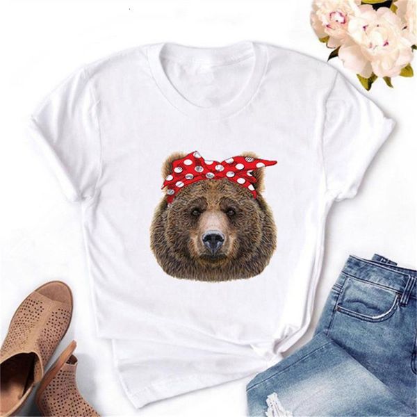 harajuku summer female t-shirt cute bear animals print women funny t shirts shirts kawaii femme tees, White
harajuku summer female t-shirt cute bear animals print women funny t shirts shirts kawaii femme tees, White