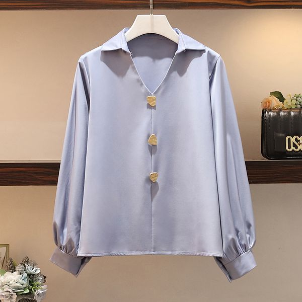 button plus size clothes for women long sleeve shirts of the vintage korean fashion mrs office 2021 new summer fdob, White
button plus size clothes for women long sleeve shirts of the vintage korean fashion mrs office 2021 new summer fdob, White