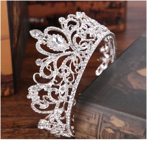 trendy bridal wedding crown hair accessories silver color rhinestone crystal crown princess round crown bridal qylimz
trendy bridal wedding crown hair accessories silver color rhinestone crystal crown princess round crown bridal qylimz