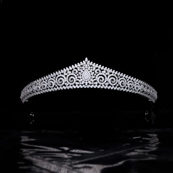 hair clips & barrettes funmode luxury micro cubic zircon pave tiara crown for women diademas accessory wedding dress jewelry wholesale fc25, Golden;silver
hair clips & barrettes funmode luxury micro cubic zircon pave tiara crown for women diademas accessory wedding dress jewelry wholesale fc25, Golden;silver