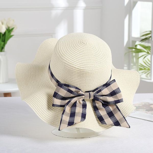 wide brim hats summer pearl straw hat 2021 women big beach bow tie sun foldable panama bone feminino, Blue;gray
wide brim hats summer pearl straw hat 2021 women big beach bow tie sun foldable panama bone feminino, Blue;gray