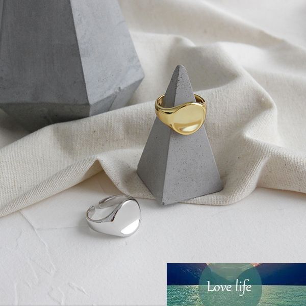 925 sterling silver irregular round gold ring fashion geometric open ring for women men couple jewelry s-r715
925 sterling silver irregular round gold ring fashion geometric open ring for women men couple jewelry s-r715