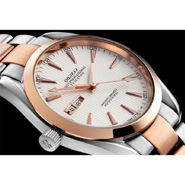 40mm sangdo business automatic self-wind movement mechanical watches auto date men's watch 044a, Slivery;brown
40mm sangdo business automatic self-wind movement mechanical watches auto date men's watch 044a, Slivery;brown