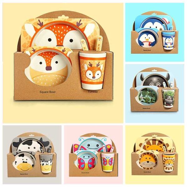 imebaby 5pcs natural bamboo tableware bowl feeding children cute cartoon year gift set 211026
imebaby 5pcs natural bamboo tableware bowl feeding children cute cartoon year gift set 211026