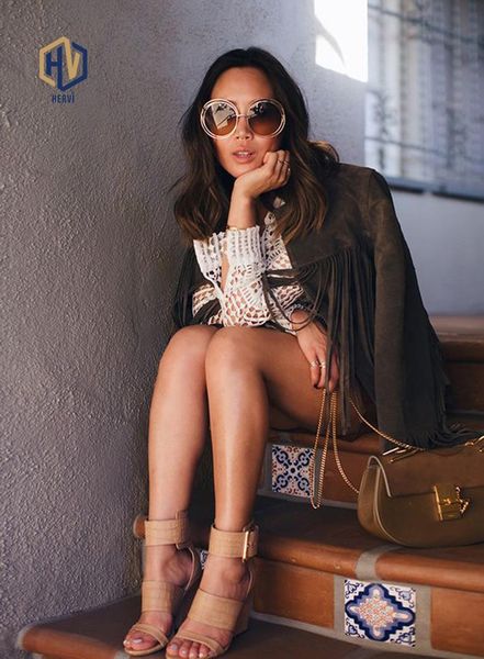 sunglasses vintage round big size oversized lens mirror women brand designer metal frame lady sun glasses cool retro, White;black
sunglasses vintage round big size oversized lens mirror women brand designer metal frame lady sun glasses cool retro, White;black