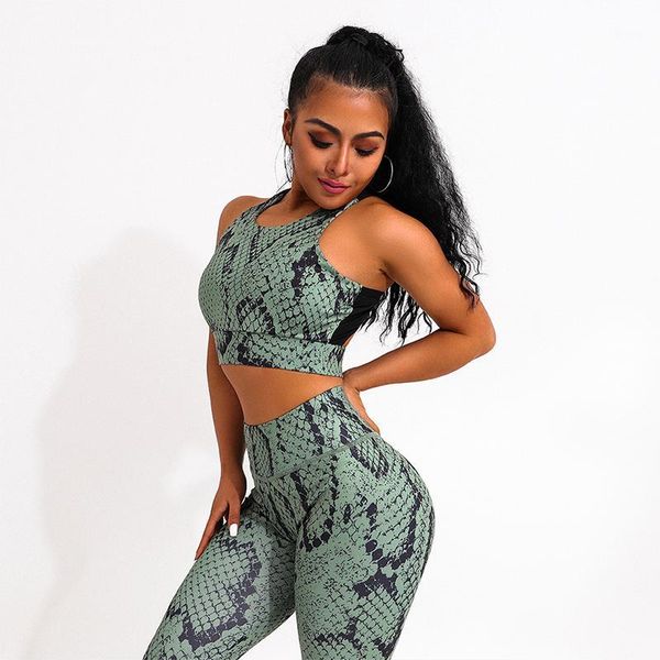 yoga outfits snake printing set fitness sports suits for women 2021 gym cloth bra high waist running leggings workout pants1, White;red
yoga outfits snake printing set fitness sports suits for women 2021 gym cloth bra high waist running leggings workout pants1, White;red