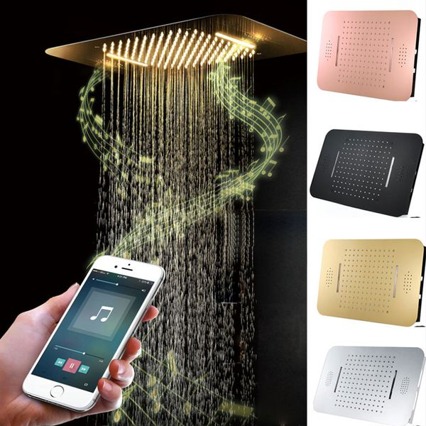 luxury gold color music rainfall shower heads 304 sus 580*380mm high flow big rain head waterfall faucet panel led light remote control 64 c
luxury gold color music rainfall shower heads 304 sus 580*380mm high flow big rain head waterfall faucet panel led light remote control 64 c