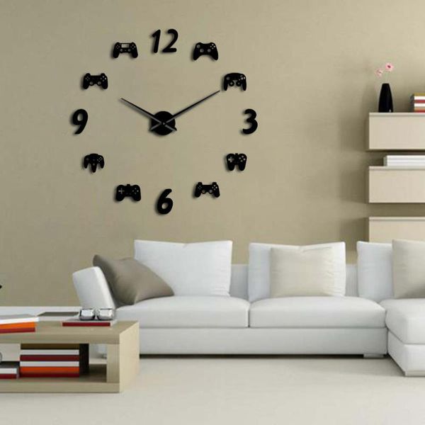 wall clocks video game controllers diy large clock room decor modern design frameless giant watch boys gift
wall clocks video game controllers diy large clock room decor modern design frameless giant watch boys gift