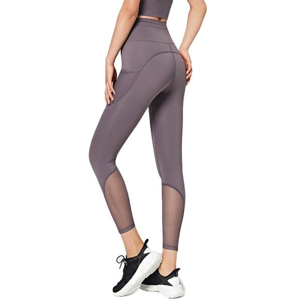 yoga outfit women high waist mesh leggings bulifting tight pants with side pockets drop
yoga outfit women high waist mesh leggings bulifting tight pants with side pockets drop