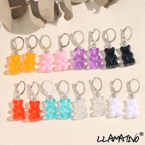 chains cute transparent resin bear gummy drop earrings for women girls colorful cartoon animal dangle earring jewelry party gifts, Silver
chains cute transparent resin bear gummy drop earrings for women girls colorful cartoon animal dangle earring jewelry party gifts, Silver
