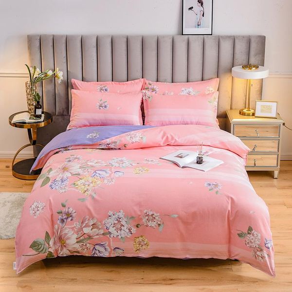 bedding sets korean brushed cotton four-piece set 1.8m thick bed sheet duvet cover cute pink girl 4 pcs polyester /
bedding sets korean brushed cotton four-piece set 1.8m thick bed sheet duvet cover cute pink girl 4 pcs polyester /