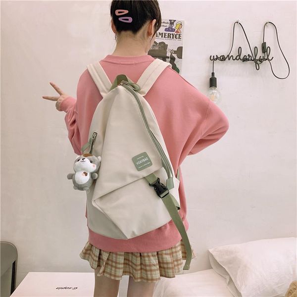 backpack 2021 wholesale bump color big high school bags women leisure fashion and personality to hang travel
backpack 2021 wholesale bump color big high school bags women leisure fashion and personality to hang travel