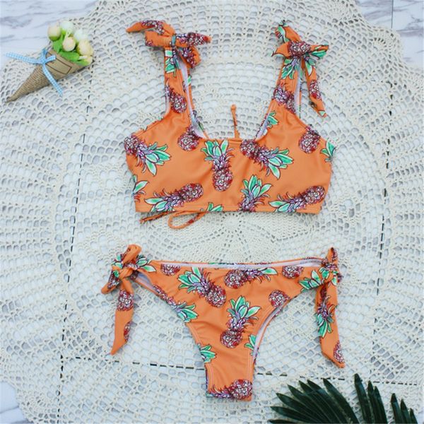 bikini 2019 printing pineapple rear opening bandage adjust breast pad sexi bikinis set swimwear women swimsuit biquini mayo, Black
bikini 2019 printing pineapple rear opening bandage adjust breast pad sexi bikinis set swimwear women swimsuit biquini mayo, Black