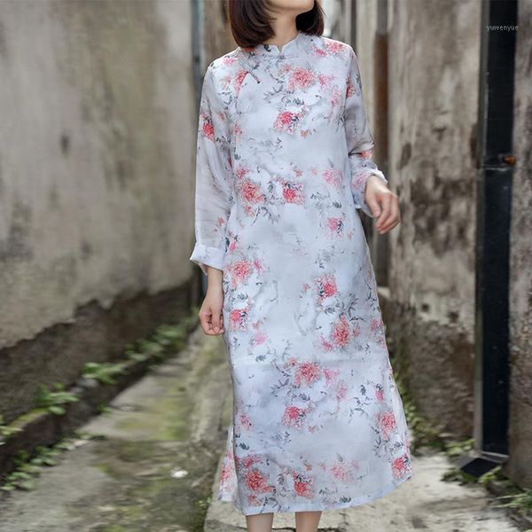 casual dresses fairynatural ladies chinese style stand long sleeve ramie summer autumn vintage printed fake two piece dress 2021, Black;gray
casual dresses fairynatural ladies chinese style stand long sleeve ramie summer autumn vintage printed fake two piece dress 2021, Black;gray