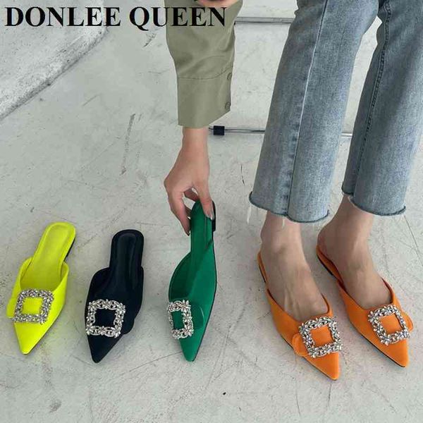 slippers chinelos de mulher ao ar livre slides feminino primavera verde apontou toe marca mula plana diamante fivela sandlias lazer preguios, Black
slippers chinelos de mulher ao ar livre slides feminino primavera verde apontou toe marca mula plana diamante fivela sandlias lazer preguios, Black
