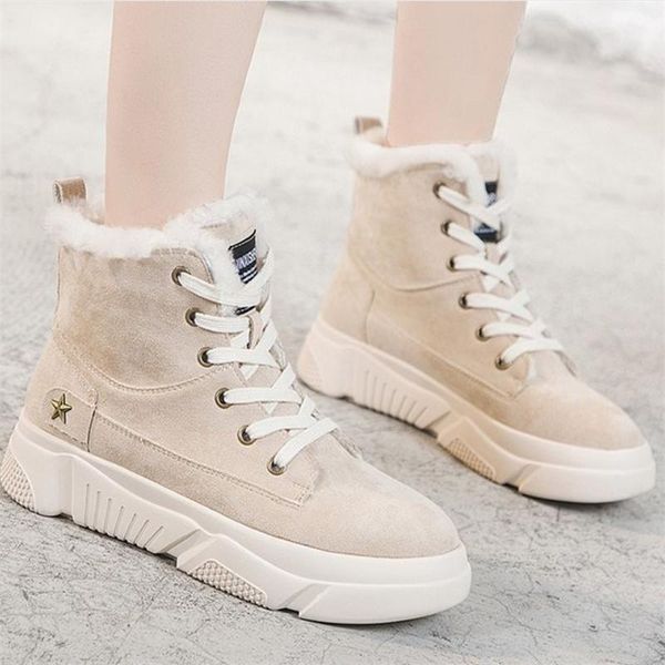 boots snow women's fashion winter warm ankle lace-up suede women m6-46, Black
boots snow women's fashion winter warm ankle lace-up suede women m6-46, Black