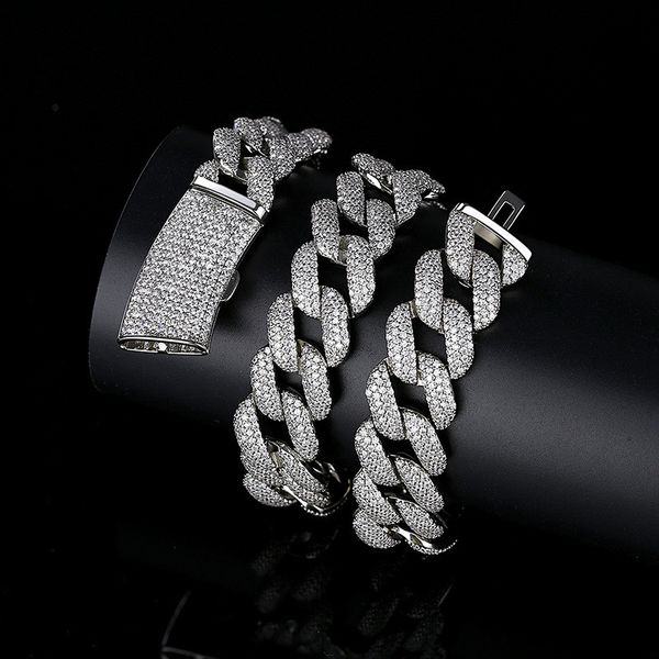 mens cool hip hop necklace 17mm width 18/22inch gold plated bling cz miami cuban chain necklace jewelry for men women nice gift, Silver
mens cool hip hop necklace 17mm width 18/22inch gold plated bling cz miami cuban chain necklace jewelry for men women nice gift, Silver