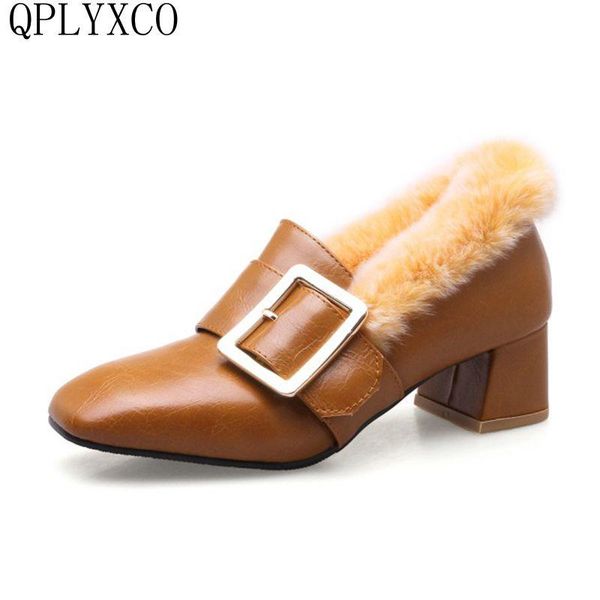 dress shoes qplyxco 2021 big size 32-46 winter warm fashion casual women square high heel lady toe heeled pumps 07-24, Black
dress shoes qplyxco 2021 big size 32-46 winter warm fashion casual women square high heel lady toe heeled pumps 07-24, Black