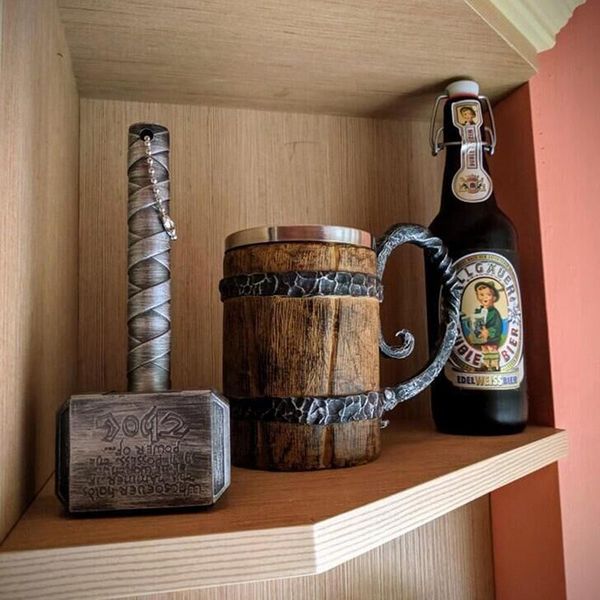 mugs wooden barrel stainless steel resin 3d beer mug goblet game tankard coffee cup wine glass 5000ml
mugs wooden barrel stainless steel resin 3d beer mug goblet game tankard coffee cup wine glass 5000ml