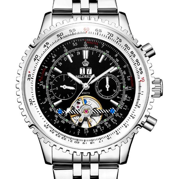 wristwatches coupstainless steel strap luxury brand men automatic self wind relogio masculino orkina tourbillon mechanical watch, Slivery;brown
wristwatches coupstainless steel strap luxury brand men automatic self wind relogio masculino orkina tourbillon mechanical watch, Slivery;brown