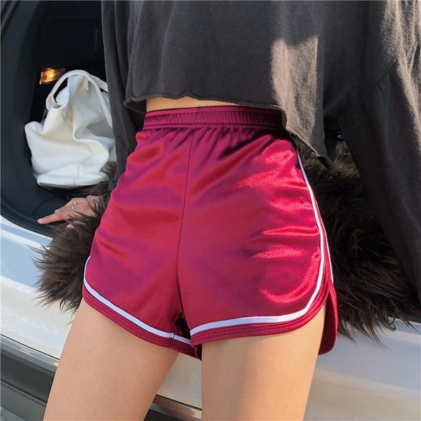 women's shorts jeass women summer silk beach high waist workout fashion elastic quick dry sporting fitness, White;black
women's shorts jeass women summer silk beach high waist workout fashion elastic quick dry sporting fitness, White;black