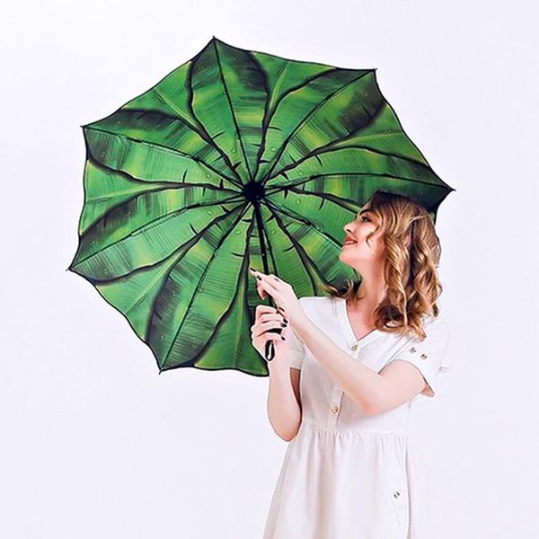 umbrellas banana leaf three folding umbrella for women black coating anti-uv sunscreen parasol windproof dual-use sunny and rain
umbrellas banana leaf three folding umbrella for women black coating anti-uv sunscreen parasol windproof dual-use sunny and rain