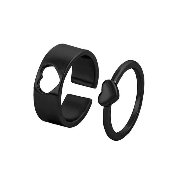wedding rings black gold open love heart promise indie matching couple adjustable geometric ring set for lovers couples women, Slivery;golden
wedding rings black gold open love heart promise indie matching couple adjustable geometric ring set for lovers couples women, Slivery;golden