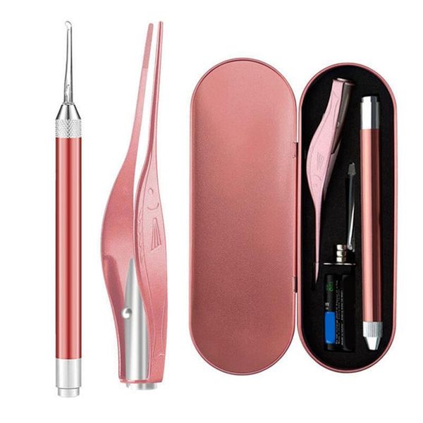 nail art kits led light ear picking tools kit tweezers earpick set with metal storage box care
nail art kits led light ear picking tools kit tweezers earpick set with metal storage box care