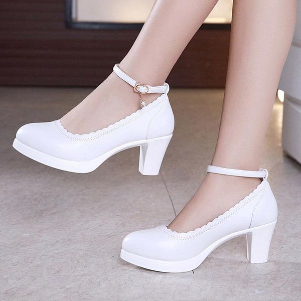 dress shoes big size 32-43 block heels platform women pumps 2021 medium heel spring wedding ladies office party dance shoe, Black
dress shoes big size 32-43 block heels platform women pumps 2021 medium heel spring wedding ladies office party dance shoe, Black