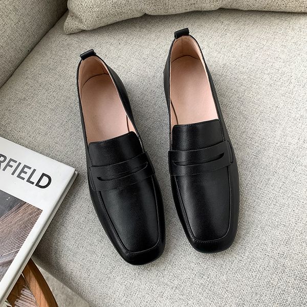 womens genuine leather slip-on flats loafers leisure soft comfortable square toe casual female footwear shoes saledress shoes, Black
womens genuine leather slip-on flats loafers leisure soft comfortable square toe casual female footwear shoes saledress shoes, Black