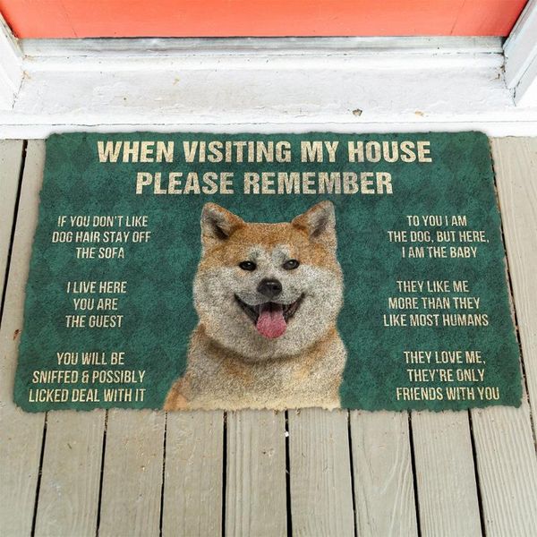 carpets 3d please remember akita dogs house rules custom doormat non slip door floor mats decor porch
carpets 3d please remember akita dogs house rules custom doormat non slip door floor mats decor porch