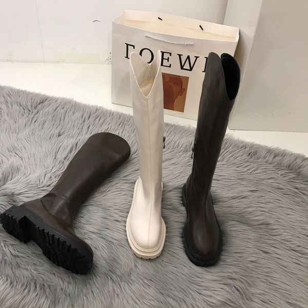 thick soled women's 2021 winter spring and autumn single high tube knight knee length boots, Black
thick soled women's 2021 winter spring and autumn single high tube knight knee length boots, Black