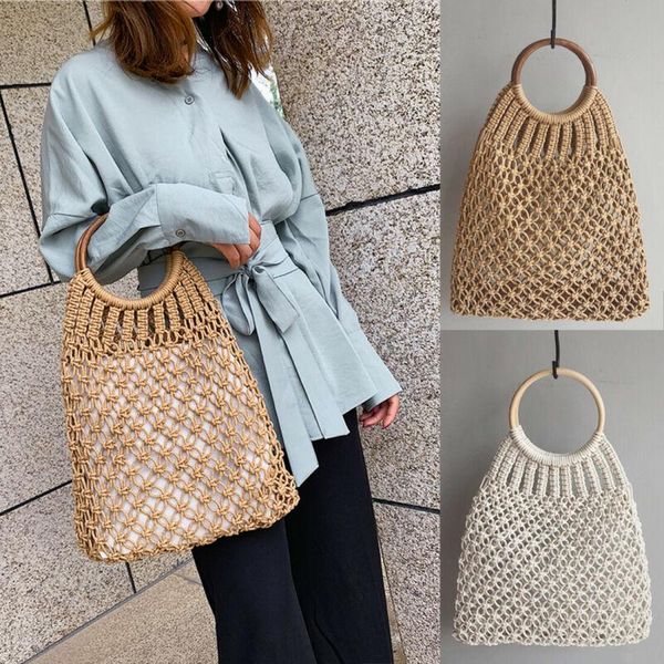 shopping bags fashion women girls net woven bag round ring tote handbag summer beach holiday female tassels
shopping bags fashion women girls net woven bag round ring tote handbag summer beach holiday female tassels