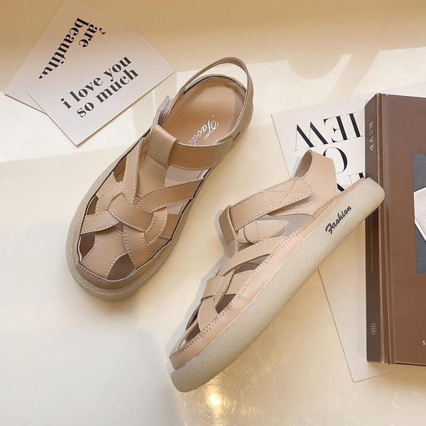 sandals 2021 summer women gladiator ladies hollow casual comfortable soft leather skin flat beach vb231, Black
sandals 2021 summer women gladiator ladies hollow casual comfortable soft leather skin flat beach vb231, Black