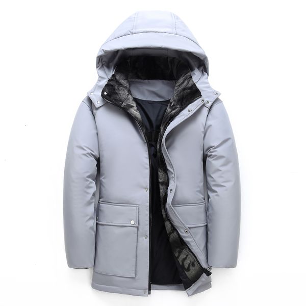 2021 winter new men's white warm down jacket fashion casual hooded thickened long coat male brand clothes 63fz, Black
2021 winter new men's white warm down jacket fashion casual hooded thickened long coat male brand clothes 63fz, Black
