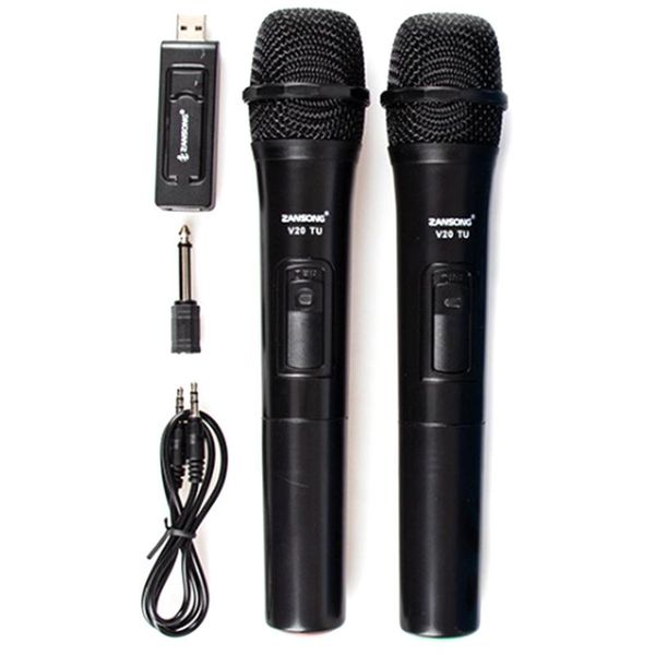 zansong uhf usb 3.5mm wireless microphone megaphone handheld mic with receiver for karaoke speech loudspeaker v20
zansong uhf usb 3.5mm wireless microphone megaphone handheld mic with receiver for karaoke speech loudspeaker v20
