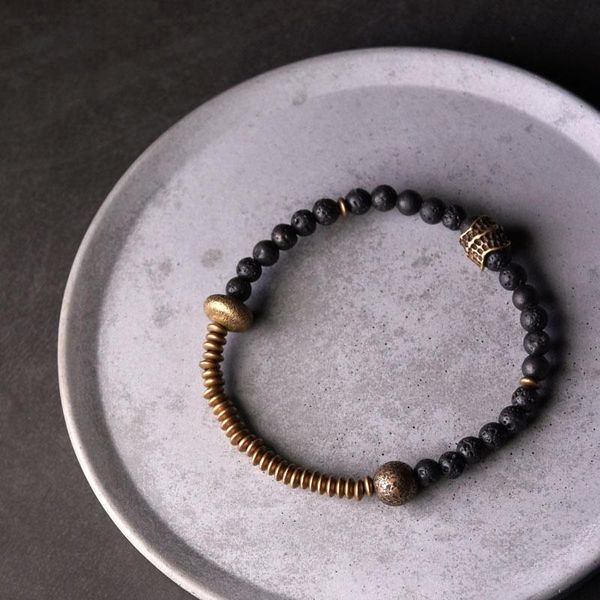 beaded, strands lava stone essential oil diffuser hand processed brass charm bracelet strand bangle wrist jewelry for male fema, Black
beaded, strands lava stone essential oil diffuser hand processed brass charm bracelet strand bangle wrist jewelry for male fema, Black