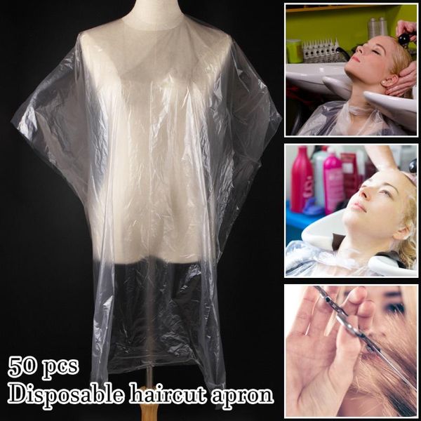 aprons 50/100pcs disposable hair coloring waterproof cape hairdressing cutting cloth salon barber gown tools#30
aprons 50/100pcs disposable hair coloring waterproof cape hairdressing cutting cloth salon barber gown tools#30