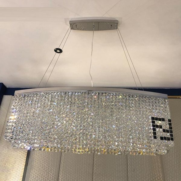 chandeliers the restaurant crystal chandelier rectangular modern living room lamp 150/120
chandeliers the restaurant crystal chandelier rectangular modern living room lamp 150/120