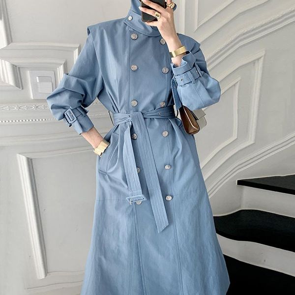 women's trench coats korean chic women autumn lapel double breasted loose over knee long windbreaker coat with belt female tide u145, Tan;black
women's trench coats korean chic women autumn lapel double breasted loose over knee long windbreaker coat with belt female tide u145, Tan;black