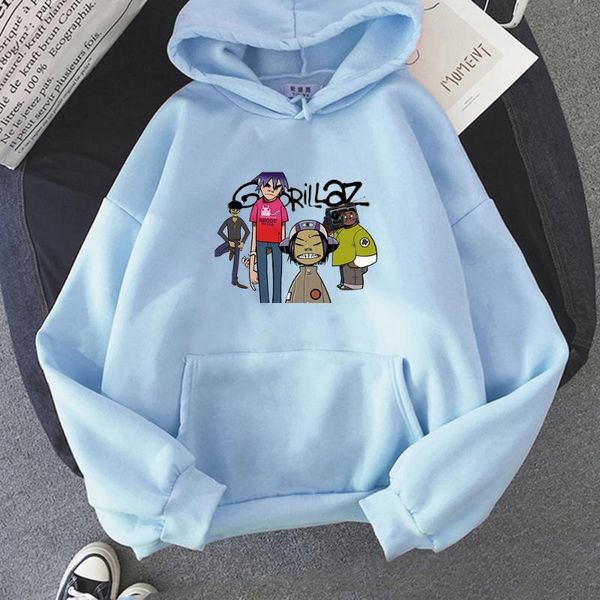 women's hoodies & sweatshirts spring gorillaz funny printed women/men harajuku korean oversized pullover male streetwear, Black
women's hoodies & sweatshirts spring gorillaz funny printed women/men harajuku korean oversized pullover male streetwear, Black