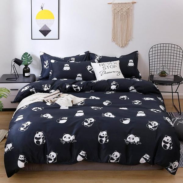 bedding sets black white panda cute kids cartoon luxury comforter set animal modern king twin size bed linen duvet cover
bedding sets black white panda cute kids cartoon luxury comforter set animal modern king twin size bed linen duvet cover
