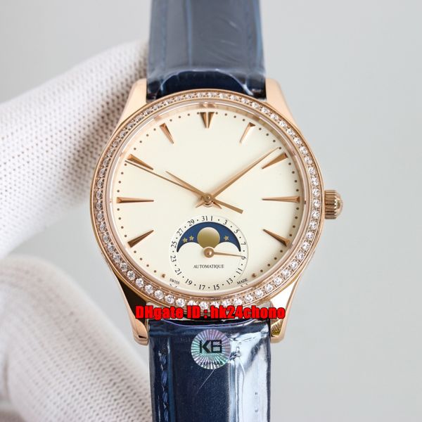 new luxury watches master ultra thin moon 34mm rose gold cal.925/1 automatic womens watch 1258401 diamond bezel leather strap ladies wristwa, Slivery;brown
new luxury watches master ultra thin moon 34mm rose gold cal.925/1 automatic womens watch 1258401 diamond bezel leather strap ladies wristwa, Slivery;brown