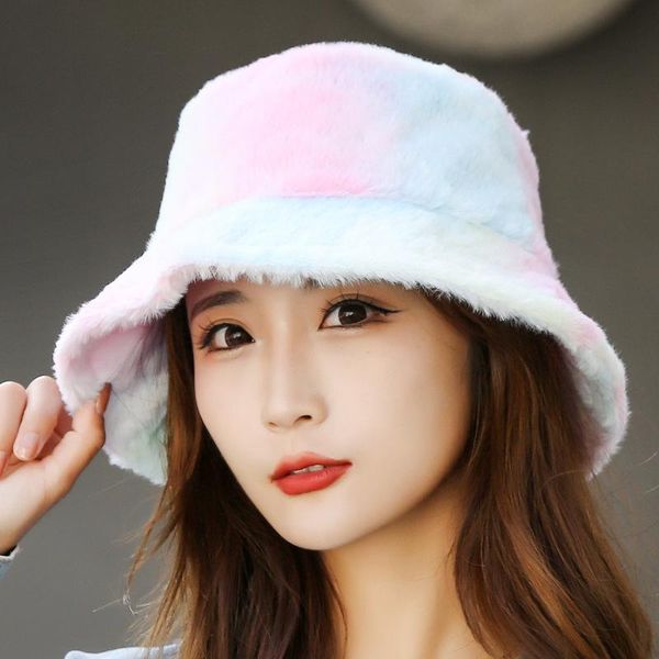 wide brim hats women bucket hat tie-dyeing winter fluffy plush panama sun outdoor thick warm girls fisherman cap, Blue;gray
wide brim hats women bucket hat tie-dyeing winter fluffy plush panama sun outdoor thick warm girls fisherman cap, Blue;gray