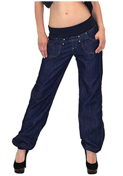 women's jeans women fashion casual plus size hose baggy harem loose long pants bottoms female elastic waist denim trousers, Blue
women's jeans women fashion casual plus size hose baggy harem loose long pants bottoms female elastic waist denim trousers, Blue