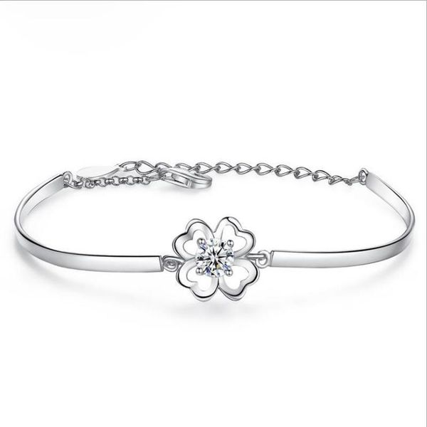 charm bracelets everoyal crystal clover girl for lady birthday party accessories fashion 925 sterling silver bangles women bijou, Golden;silver
charm bracelets everoyal crystal clover girl for lady birthday party accessories fashion 925 sterling silver bangles women bijou, Golden;silver