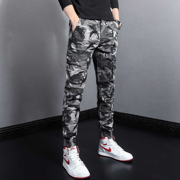 men's pants camouflage fashion joggers military style casual overalls cargo streetwear elastic hip hop ankle banded trousers hkec, Black
men's pants camouflage fashion joggers military style casual overalls cargo streetwear elastic hip hop ankle banded trousers hkec, Black