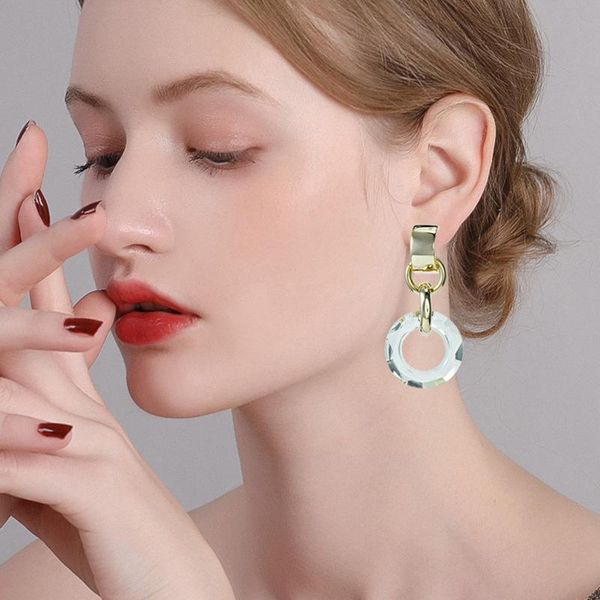 stud transparent ring glass metal buckle crystal earrings trendy femininity autumn and winter fashion, Golden;silver
stud transparent ring glass metal buckle crystal earrings trendy femininity autumn and winter fashion, Golden;silver