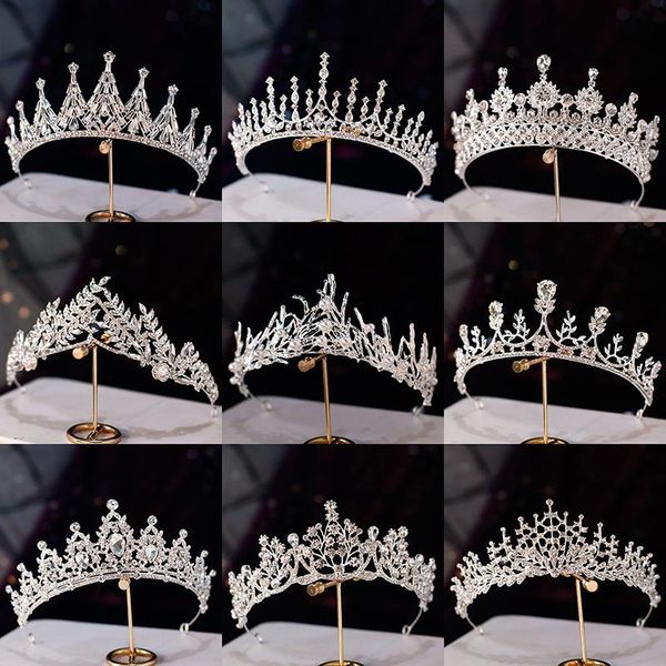 hair clips & barrettes bridal tiara crown wedding accessories rhinestone crystal girl tiaras silver color jewelry diadem, Golden;silver
hair clips & barrettes bridal tiara crown wedding accessories rhinestone crystal girl tiaras silver color jewelry diadem, Golden;silver